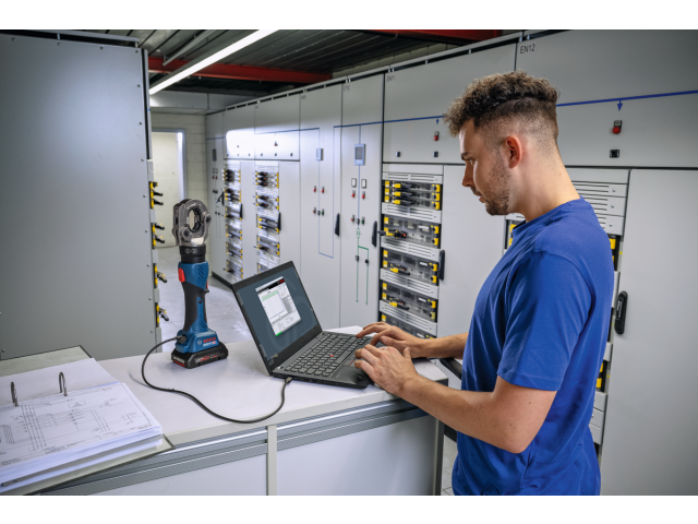 Akumulatorsko hidravlično orodje za stiskanje Bosch GPH 18V-60, 06019P0100