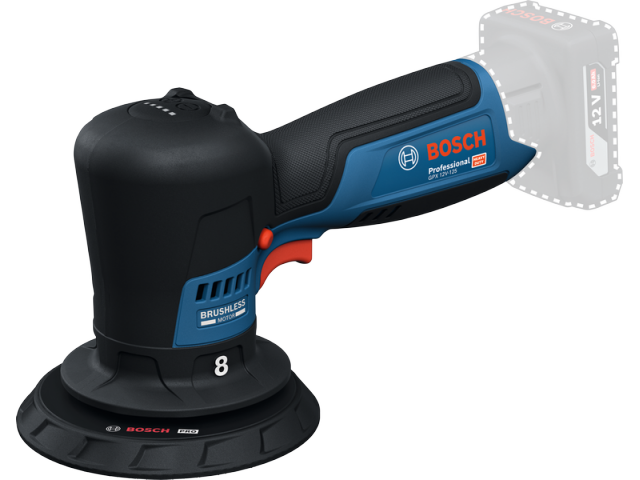 Akumulatorski ekscentrični polirni stroj GPX 12V-125, 06019L4100