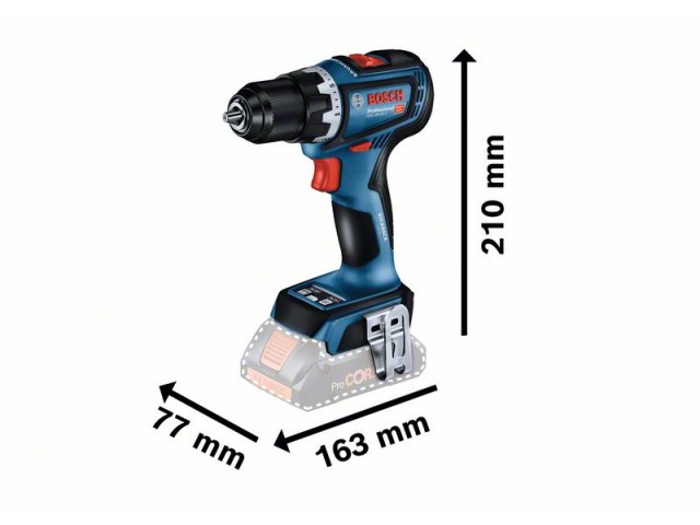Akumulatorski vrtalni vijačnik Bosch GSR 18V-90 C, 06019K6000