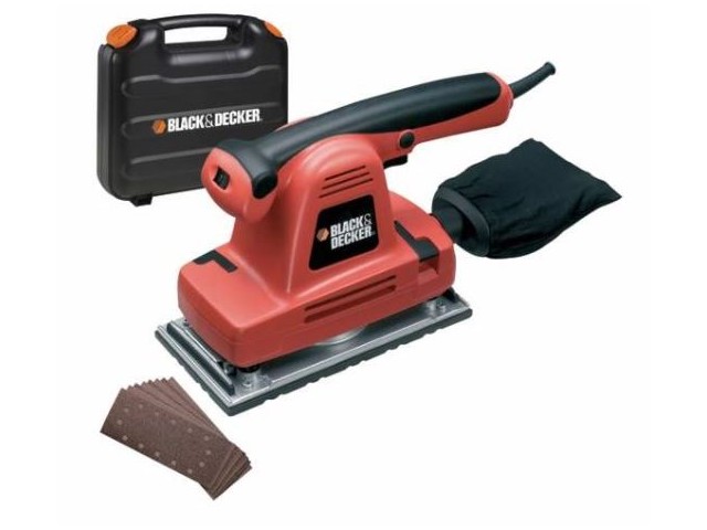Vibracijski brusilnik Black and Decker KA274EKA, 310W, plošča 115x230mm, 2.5kg