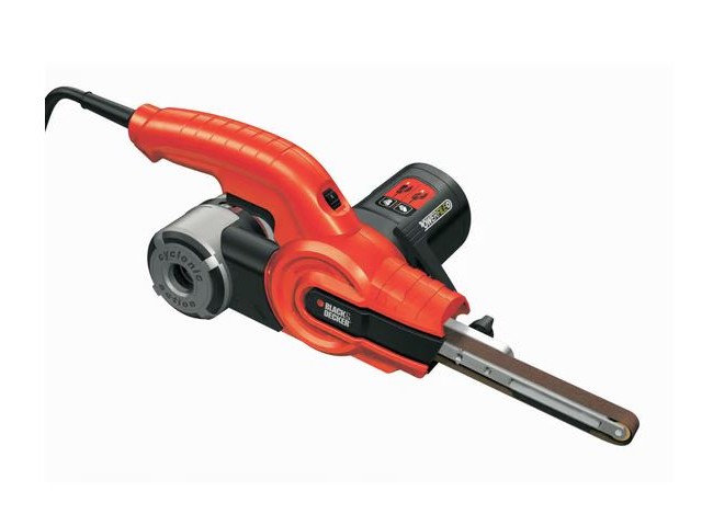 Tračni brusilnik Black and Decker KA900E, 350W, Dimenzije: 13x451mm, 1.6kg