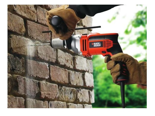 Električni udarni vrtalnik Black and Decker KR805S32, 800W, 13mm