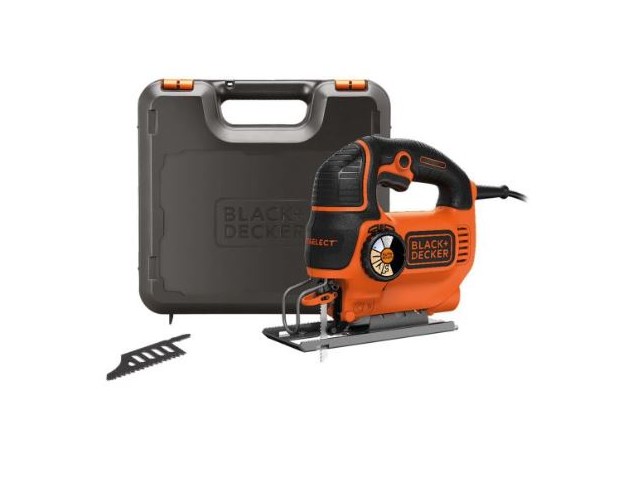 Električna vbodna žaga Black and Decker Autoselect KS801SEK, 550W, 19mm, 3kg