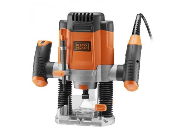 Enoročni rezkar Black and Decker KW1200EKA v kovčku, 1.200W, 6-8mm, 3.6kg