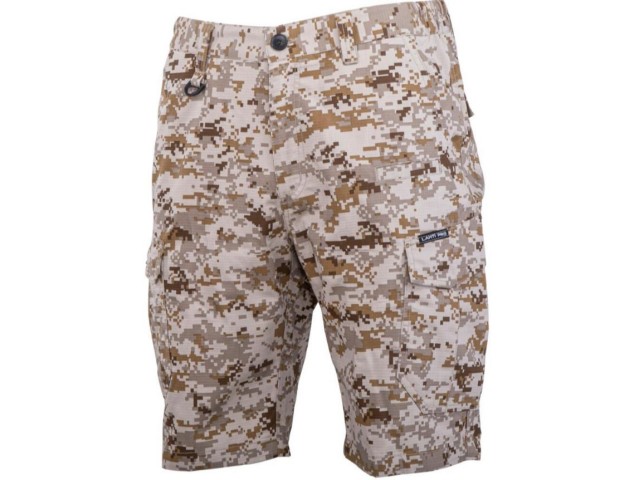 Kratke delovne hlače Lahti PRO, SLIM-FIT, bež-rjava, S-3XL