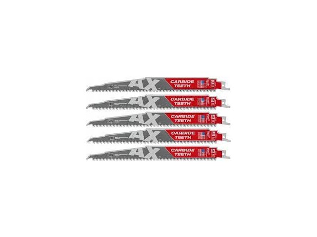 Rezila za žagno žago Milwaukee AX™ karbidni zobje, 230mm, 5 kosov, 48005526