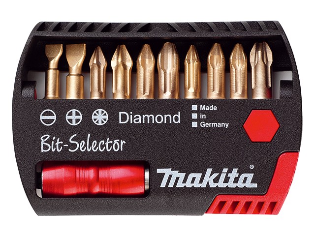 11-delni set vijačnih nastavkov Diamond Makita, P-53746