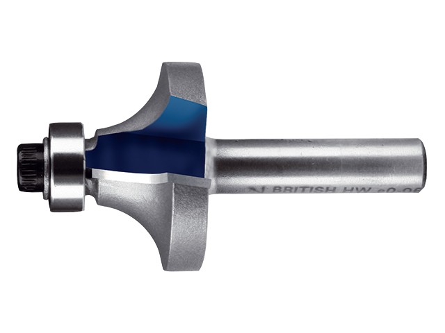 TCT zaobljeno rezkalo Makita z ležajem, Dimenzije: 48x35mm, vpetje 8mm, P-78900