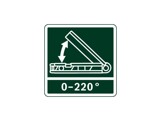 Digitalni merilnik naklona Bosch PAM 220,  2x 1,5 V LR06 (AA), 0– 220°, 0.89 kg, 0603676000