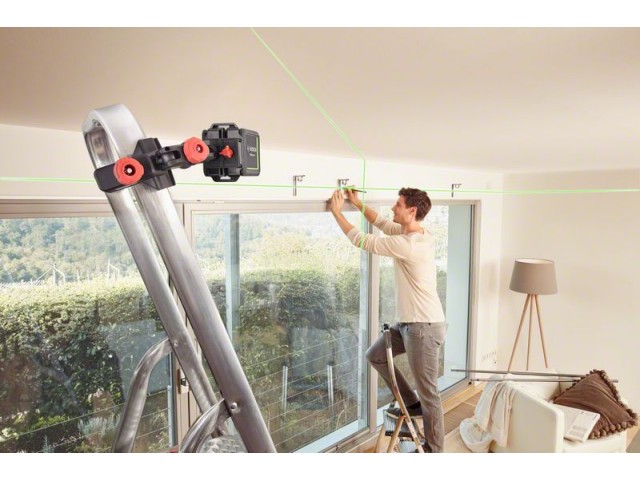 Križni laser Bosch Quigo Green, 500–540nm, razred: 2, 85°, 1/4