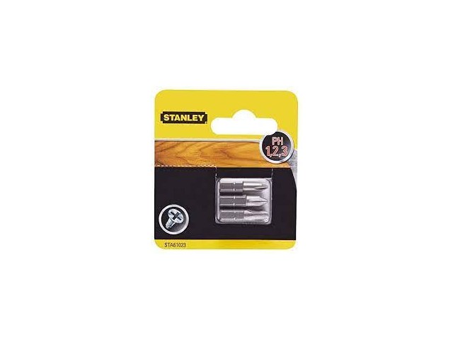 Vijačni nastavek Stanley, PH1, PH2, PH3, 25mm, STA61023