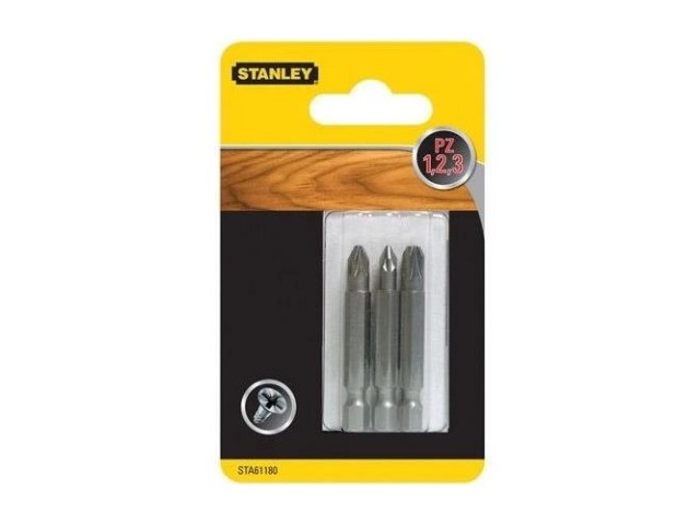 Set vijačnih nastavkov, PZ1, PZ2, PZ3, 50mm, STA61180
