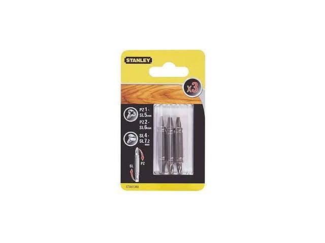 Set vijačnih nastavkov Stanley, PZ1-SL5, PZ2-SL6, SL4-7,2, 48mm, STA61380