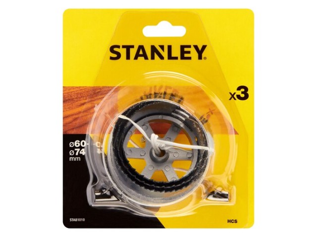 3-delni set HCS kronskih žag Stanley, za les, Dimenzije: 60-74mm, STA81010