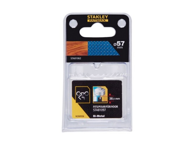 Bi-metal kronska žaga Stanley, za kovino, les, Dimenzije: 57x38.3mm, STA81062