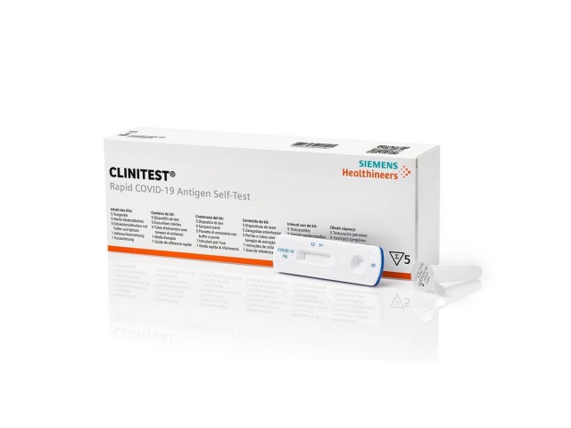 Clinitest hitri COVID-19 antigenski test za samotestiranje SIEMENS