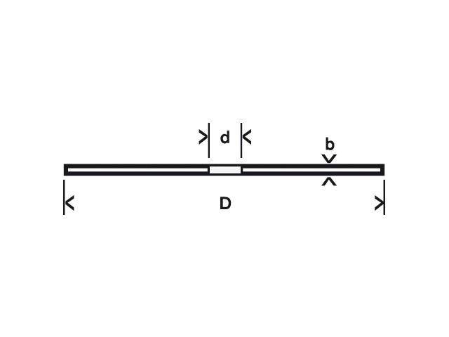 X-LOCK Bosch Bosch Standard for Inox, ravna, Pakiranje: 10kosov, Dimenzije:  10x125x1x22,23mm, 2608619267