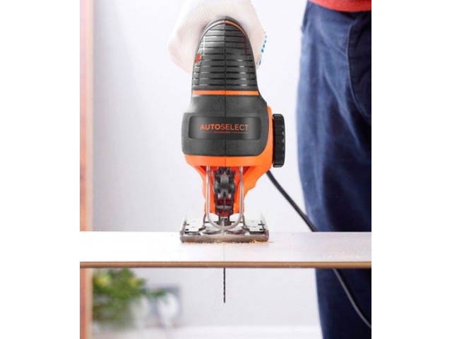 Električna vbodna žaga Black and Decker Autoselect KS801SEK, 550W, 19mm, 3kg