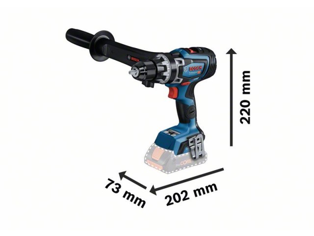 Akumulatorski vrtalni vijačnik Bosch GSR 18V-150 C v kartonu, 18V, 84-150Nm, 1.5/13 mm, 2.1kg, 06019J5001