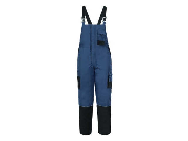 Podložene hlače z naramnicami Lahti PRO, modra, S-3XL