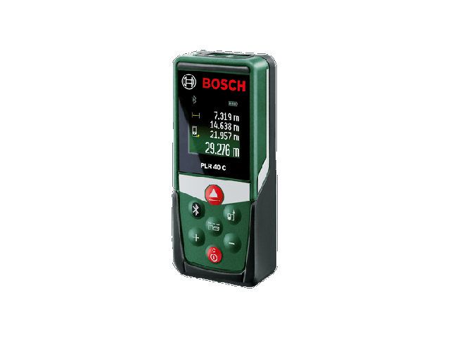 Digitalni laserski merilnik razdalj Bosch PLR 40C, 2x1,5V LR03, 635 nm, 0,05–40m, 0,5s, 0603672300