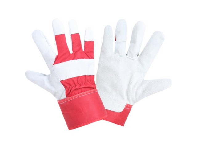 Zimske zaščitne rokavice Lahti PRO, belo-rdeče, XL, L251510K