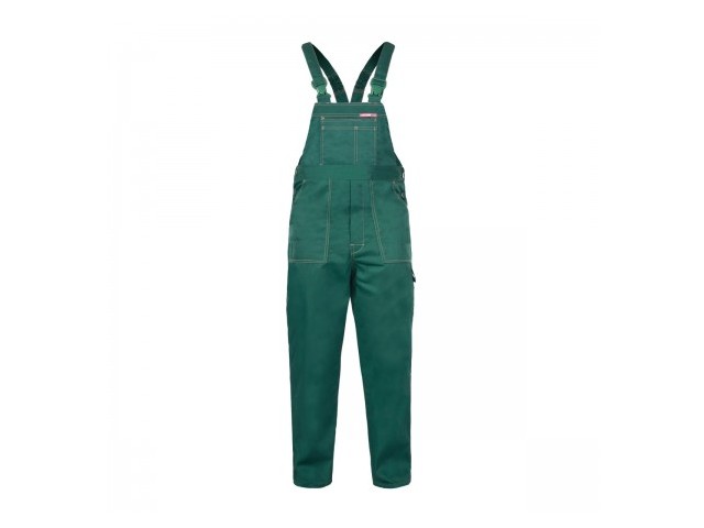 Zaščitne hlače z naramnicami Lahti PRO, zelene, S-3XL