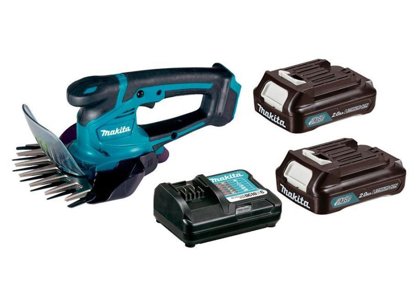 Akumulatorske škarje za travo Makita UM600DWAE, 10,8V, 2x BL1021B, DC10WC, 160mm, 1.5kg