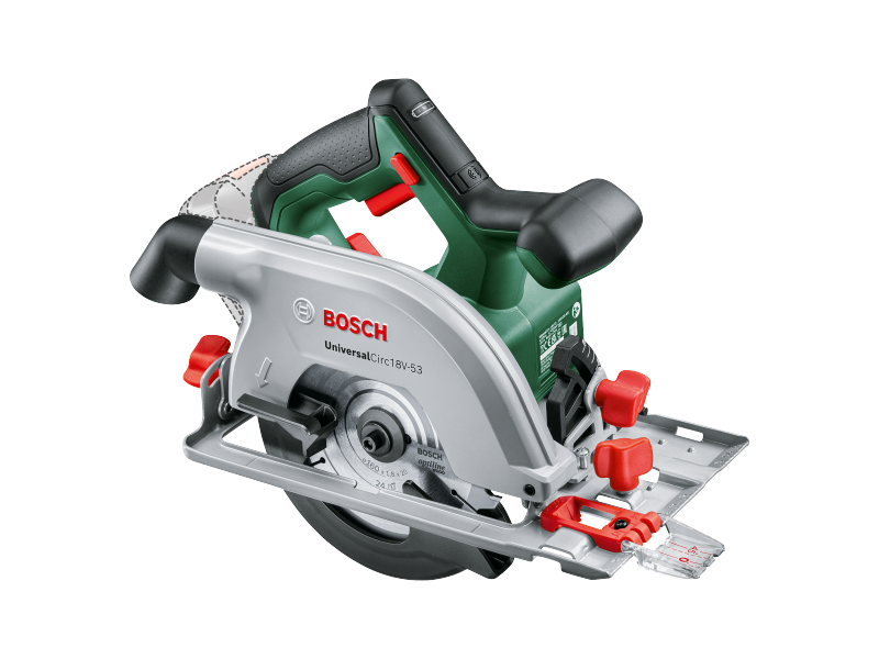 Akumulatorska krožna žaga Bosch UniversalCirc 18V-53, 18V, 160mm, 2.9kg, 06033B1400