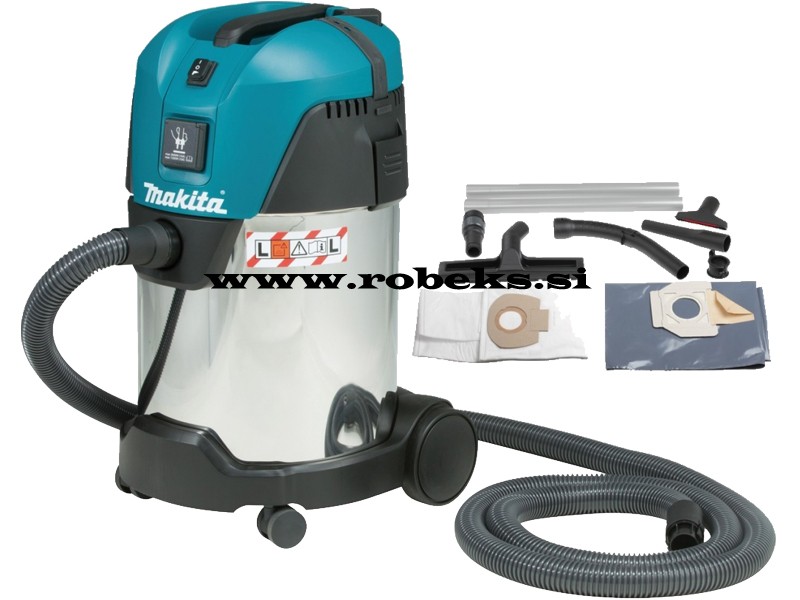 Električni sesalnik Makita VC2512L, 1.000 W, 25L, L-razred, 8kg