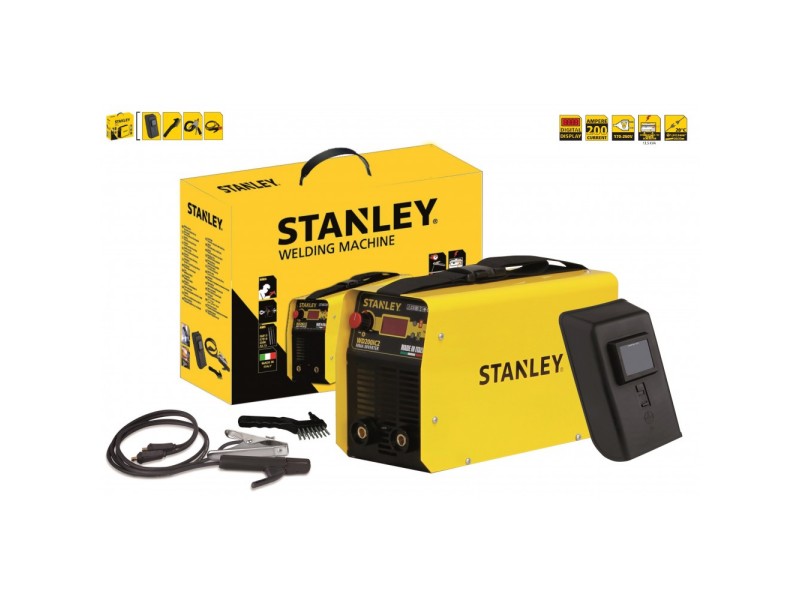 Varilni aparat Stanley WD200IC2, 8,5 Kva Max, 15-200 A, 7.32kg