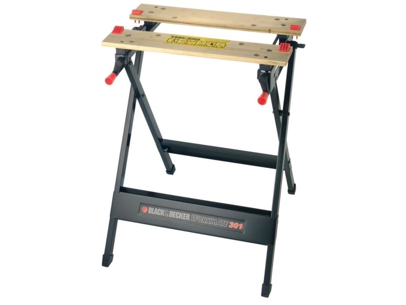 Delovna miza Black and Decker Workmate WM301, 890x630x130mm, do 160kg, 7.4kg