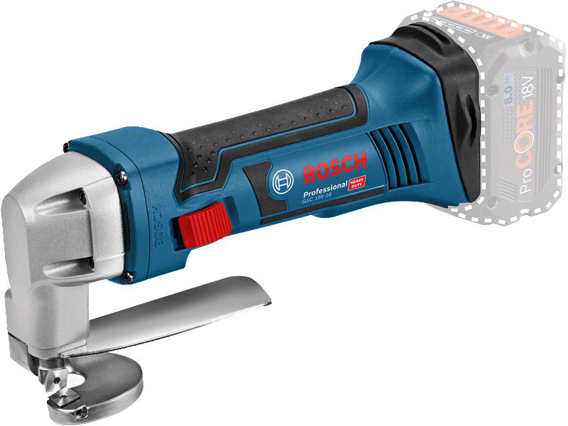 Akumulatorske škarje za pločevino Bosch GSC 18V-16, 18V, 15 mm, 1,5 kg, 0601926200