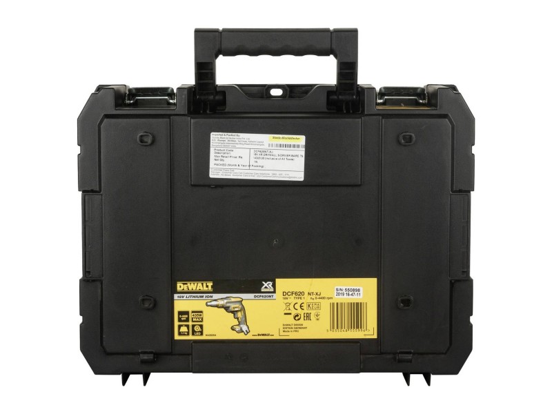 Akumulatorski XR suhomontažni vijačnik Dewalt DCF620NT