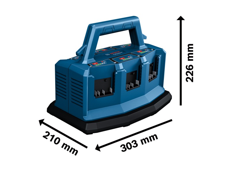 Polnilnik Bosch GAL 18V6-80, 14,4-18V, 8A, 1.8kg, 1600A01U9L