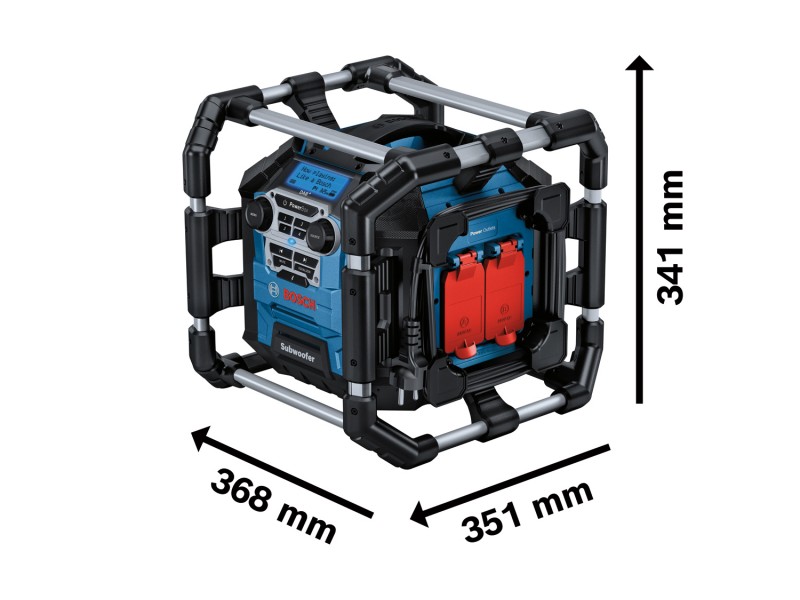 Akumulatorski radio Bosch GPB 18V-5 SC, 18V, Bluetooth, 8kg, 06014A4100