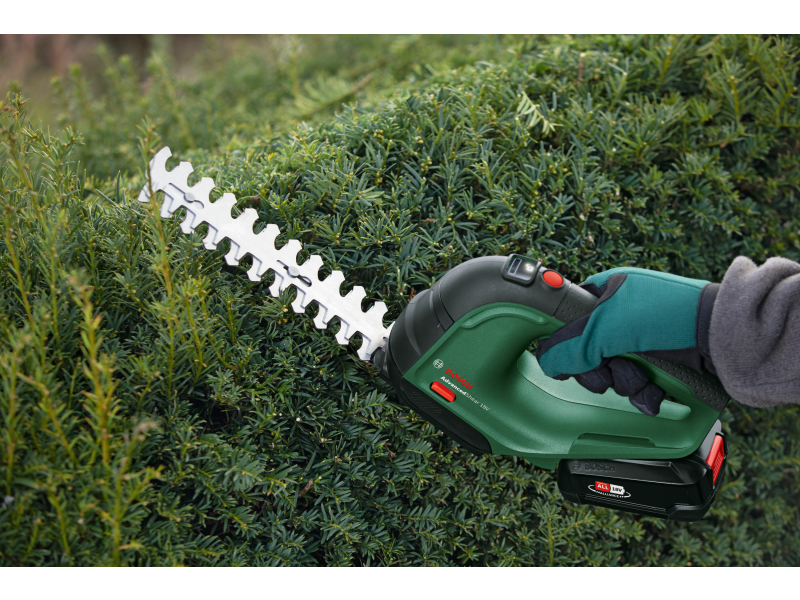 Akumulatorske škarje za grmičevje in travo Bosch AdvancedShear 18V-10, 18V, 1x18V/2.0Ah, AL 1810 CV, 200/100mm, 2.3kg, 0600857000