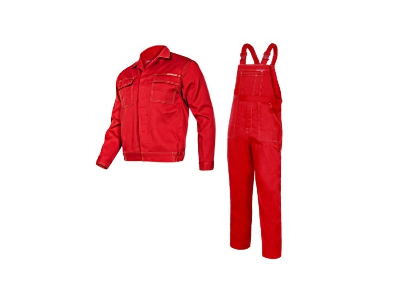 Komplet zaščitnih oblačil Lahti PRO, rdeč, S-3XL