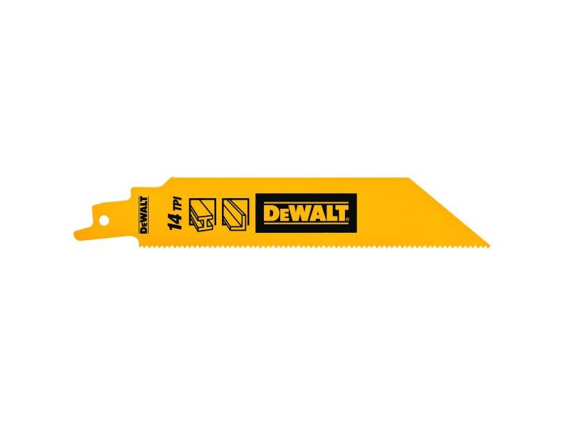 Žagin list-lisičji rep DeWalt, Dimenzije: 152x1,8mm, Bim - Metal (KOVINA) DT90385