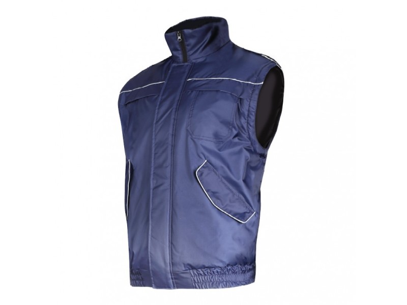 Podložena jakna z odstranljivimi rokavi Lahti PRO, modra, S-3XL