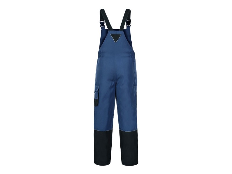 Podložene hlače z naramnicami Lahti PRO, modra, S-3XL