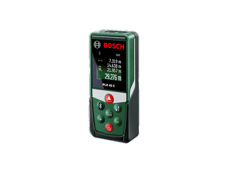 Digitalni laserski merilnik razdalj Bosch PLR 40C, 2x1,5V LR03, 635 nm, 0,05–40m, 0,5s, 0603672300