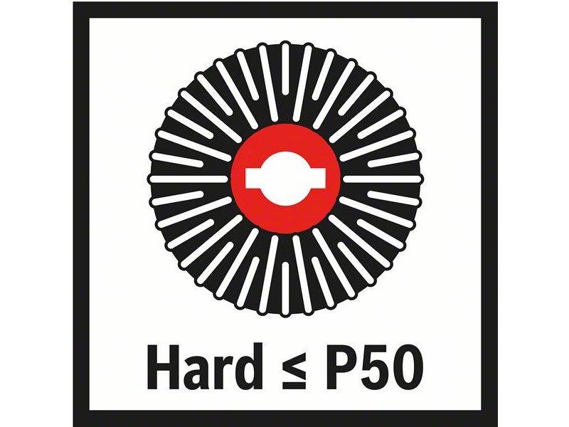 X-LOCK Bosch Podporni krožnik, Dimenzije: 125mm, trdi, 2608601716