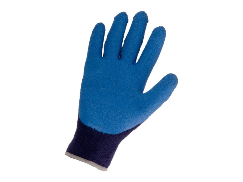 Zaščitne rokavice z lateksom Lahti PRO, modre, M-2XL