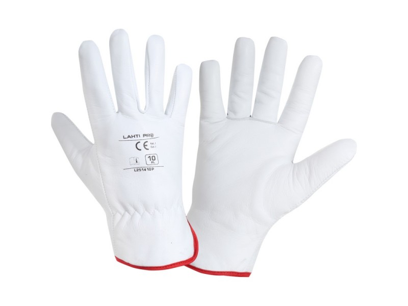 Zaščitne zimske rokavice Lahti PRO, bele, M-2XL
