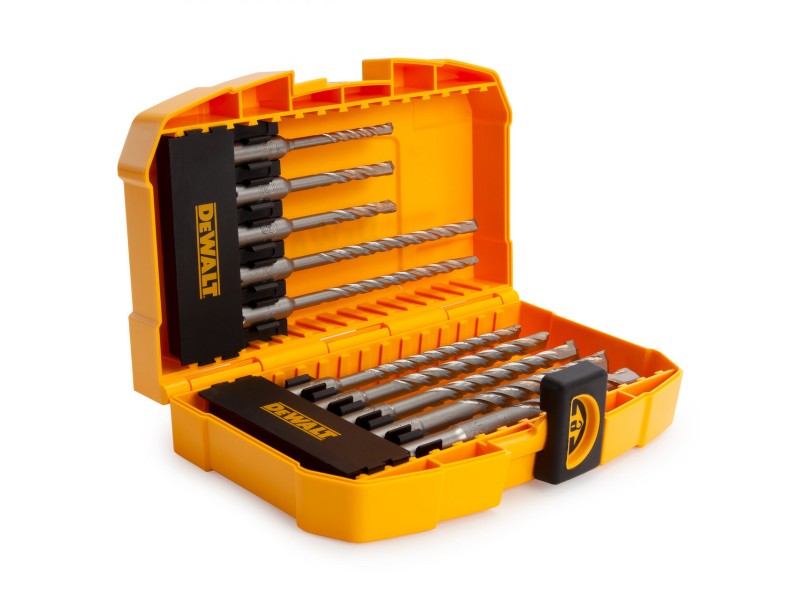 10 delni set svedrov SDS-PLUS, DeWalt v kovčku DT7935B