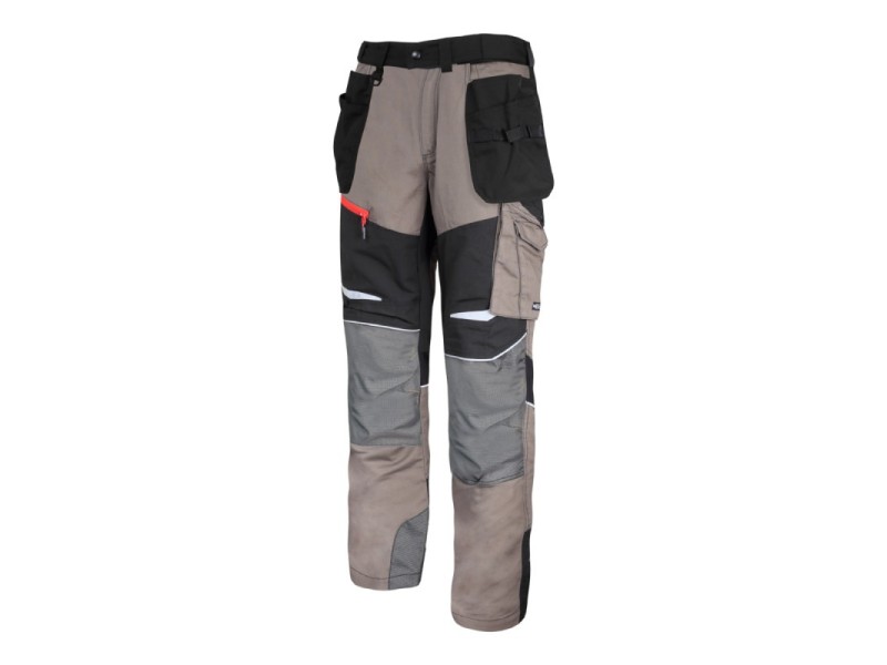 Zaščitne hlače-raztegljive Lahti PRO, rjave, S-3XL