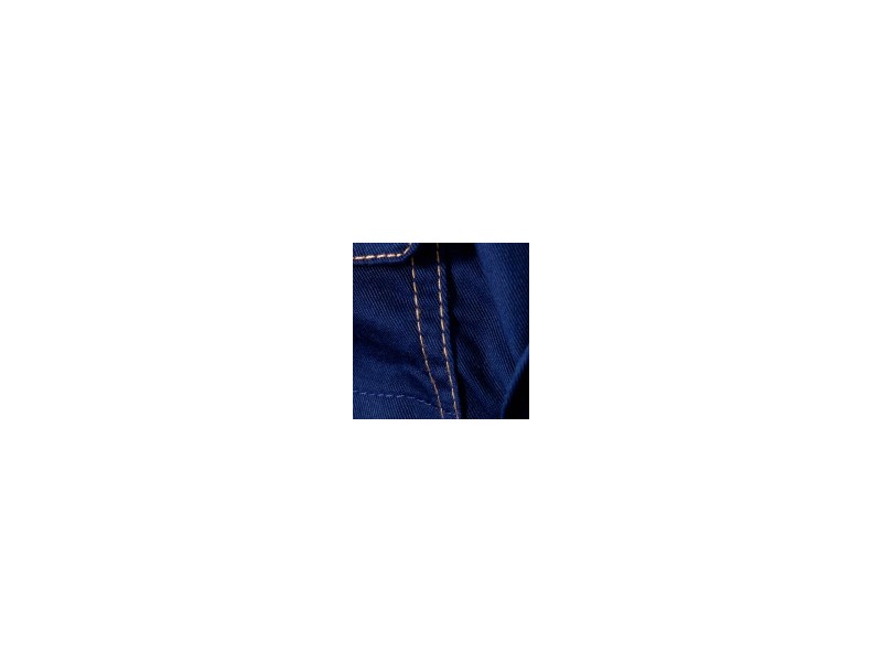 Zaščitne hlače z naramnicami Lahti PRO, jeans modre, S-3XL