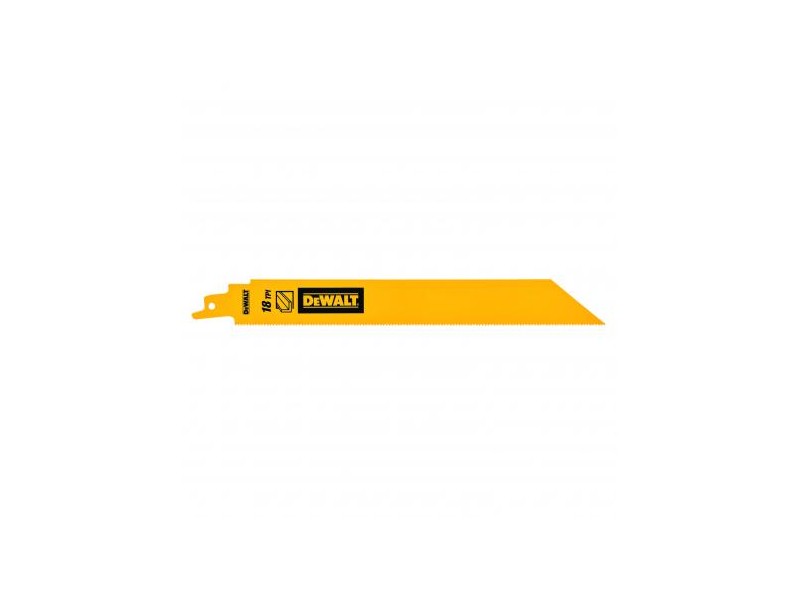 Žagin list-lisičji rep DeWalt, Dimenzije: 228x1,8mm, Bim - Metal (KOVINA) DT90387