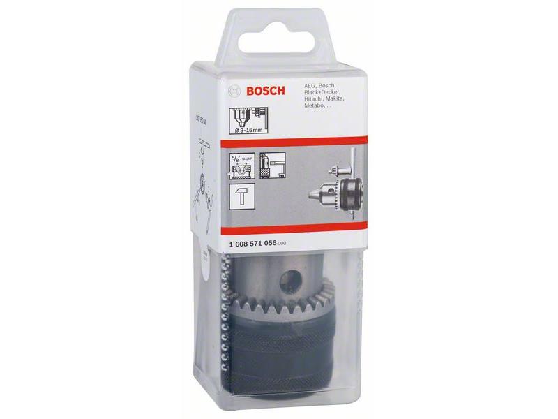 Vrtalna glava z zobatim vencem Bosch, Vpenjanje: 3-16 mm, Navoj: 5/8